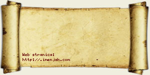 Jovanka Radojević vizit kartica